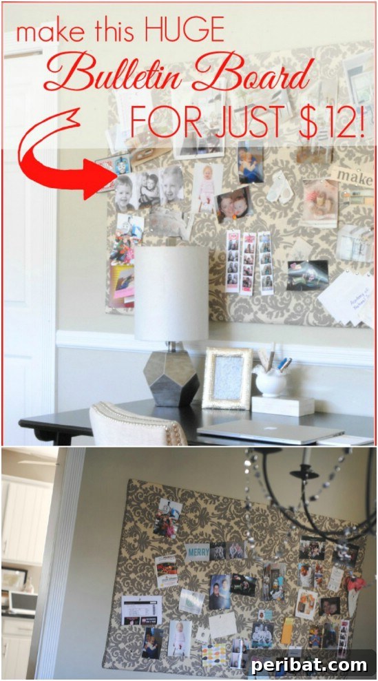20 Creative Ways to Transform Old Curtains 16 Curtain Covered Bulletin Board