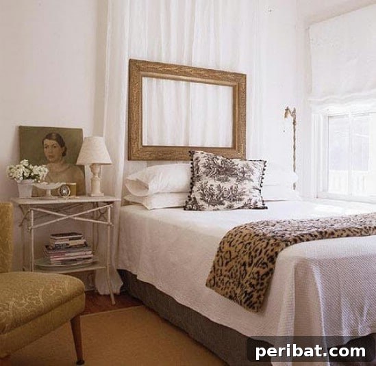 20 Creative Ways to Transform Old Curtains 18 Beautiful DIY Curtain Headboard