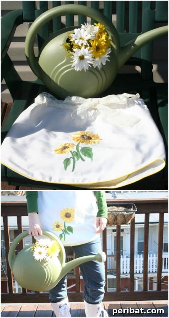 20 Creative Ways to Transform Old Curtains 5 Apron From Old Curtains