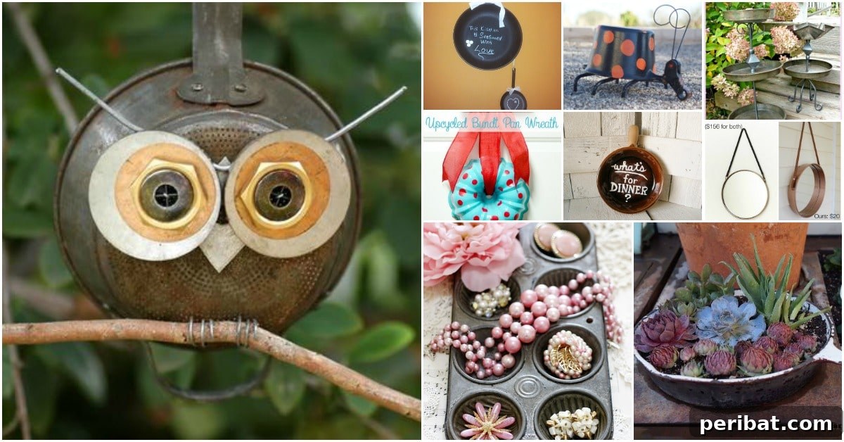repurpose old pots and pans diy