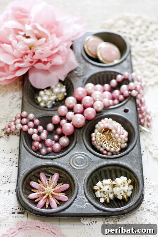 Upcycled Cupcake Tin Jewelry Holder
