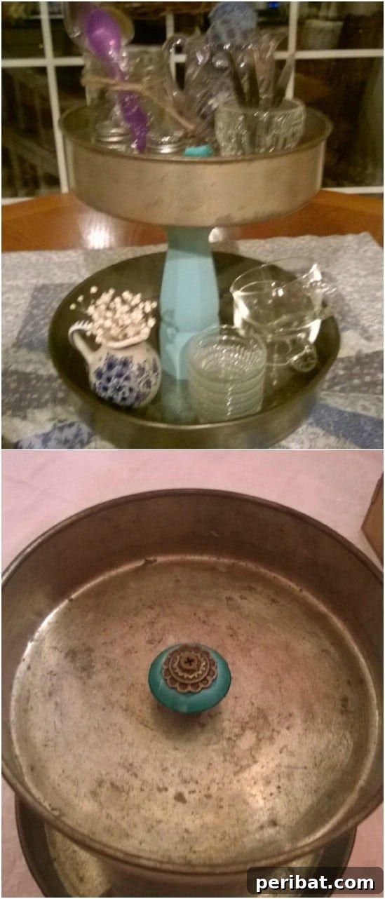 DIY Cake Pan Art Supply Caddy