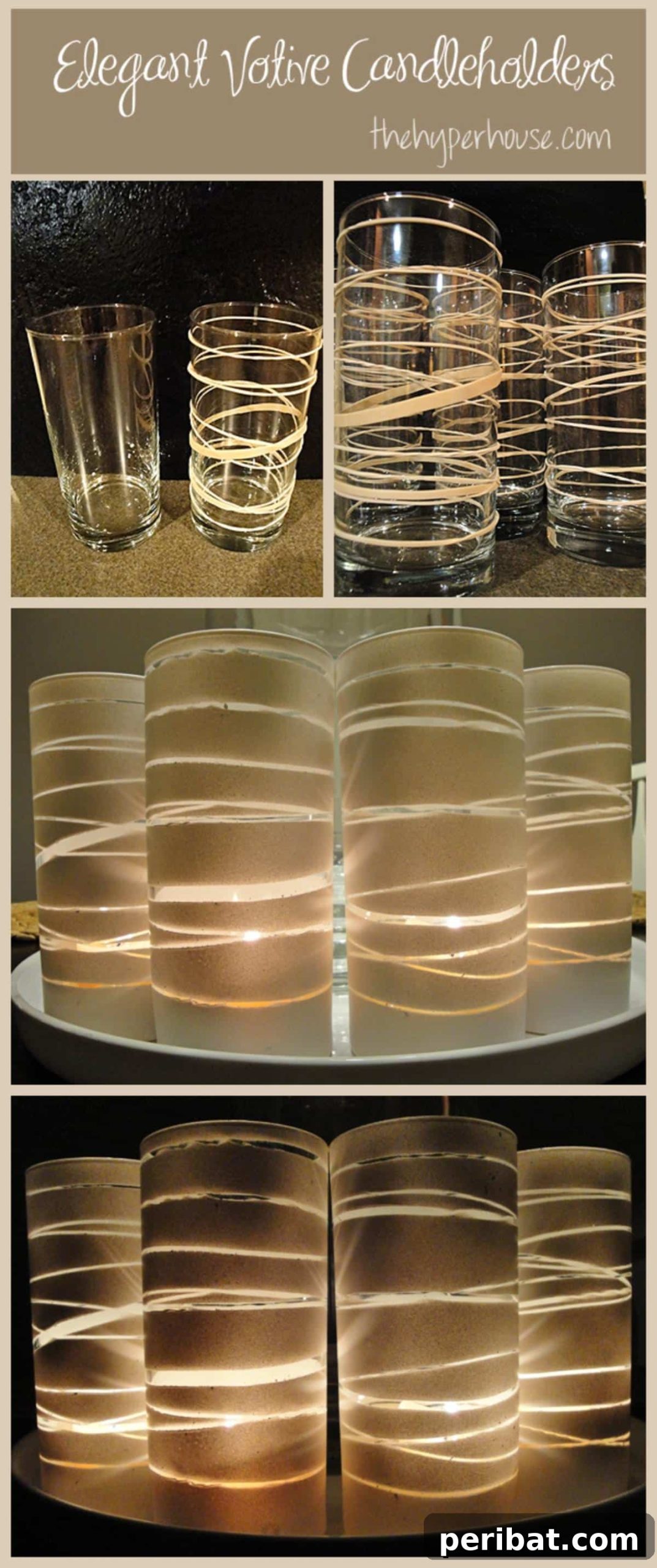 Elegant Votive Candleholders