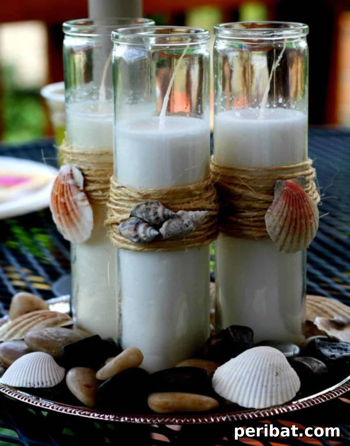 Great Beach-Themed Candles for Your Patio