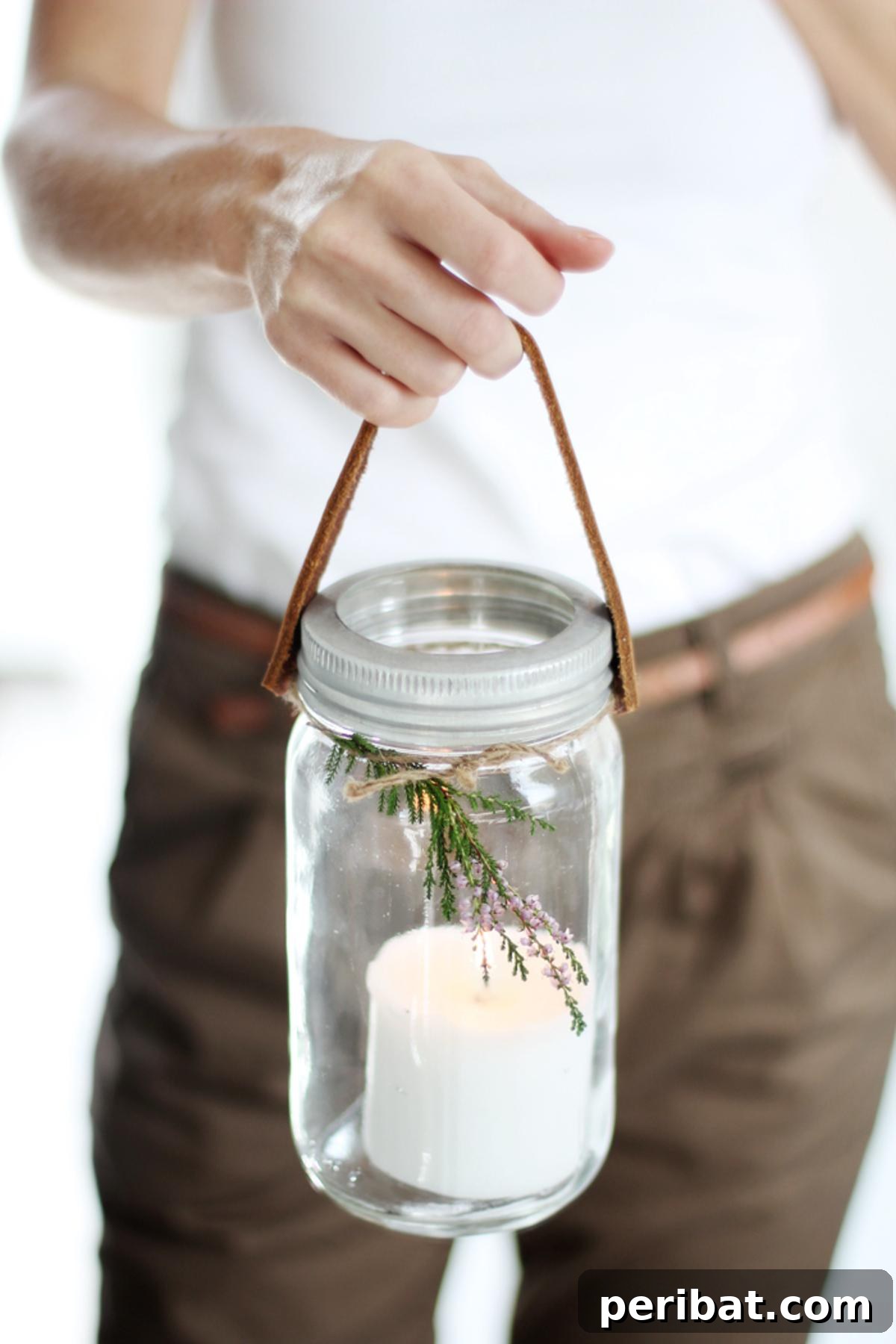 DIY Whimsical Tote Candles