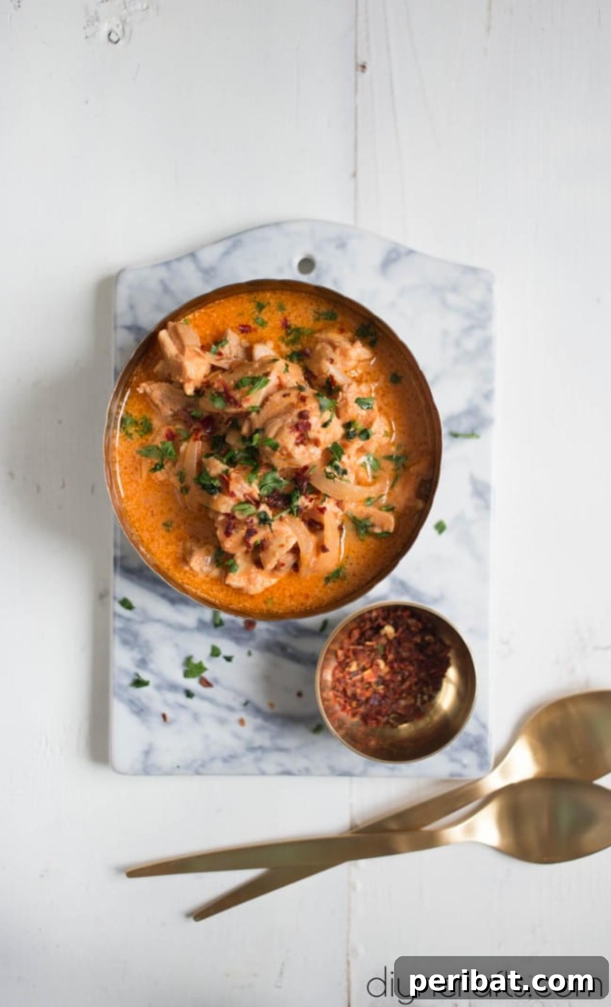 Slow Cooker Restaurant Butter Chicken Better Than Takeout 7 Finished butter chicken meal.