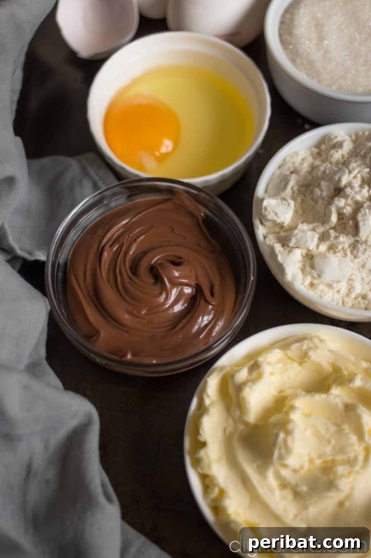 Nutella Stuffed Blondies Your Perfect Anytime Treat 3 Essential ingredients for baking delicious Nutella stuffed blondies