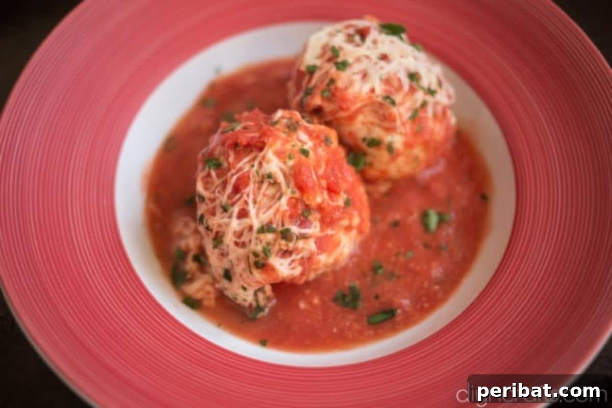 Slow Cooker Mozzarella Meatballs Pasta Night Made Simple 8 Finished recipe.