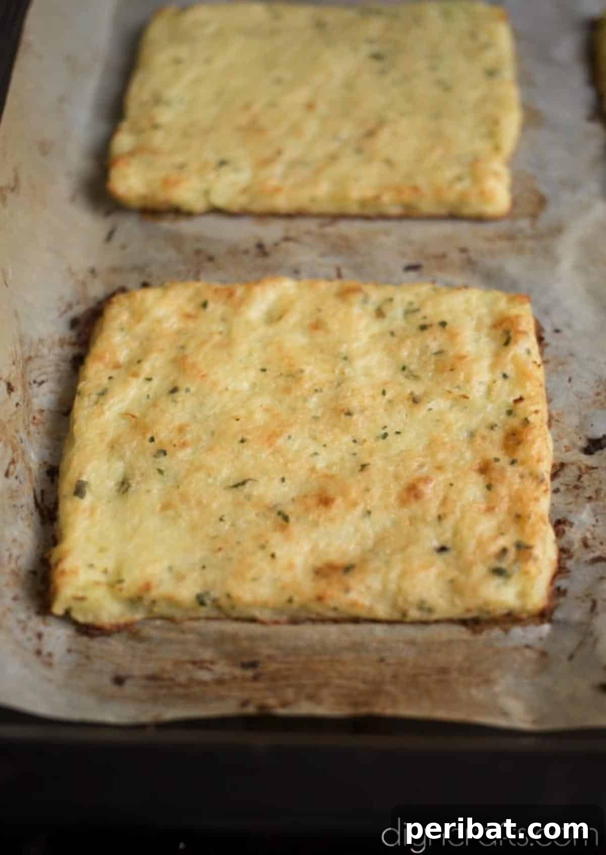 Cauliflower Grilled Cheese Smart Snacking 5 Baked cauliflower bread.