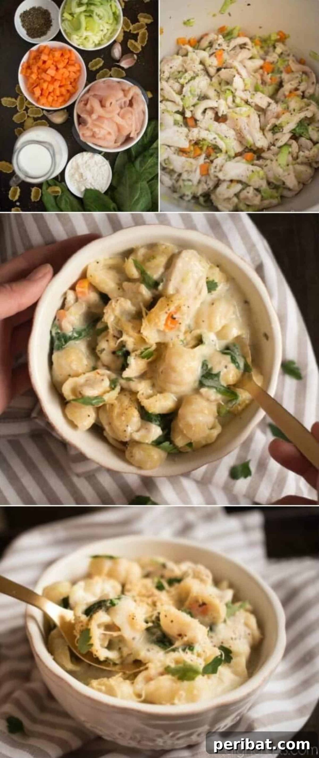 Delicious Chicken Gnocchi Soup, homemade and better than Olive Garden's version, garnished with fresh parsley.