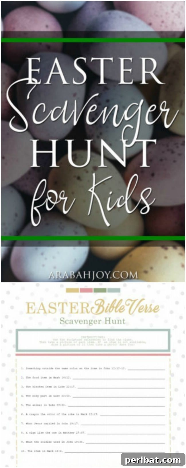 20 Fun Family Easter Ideas to Create Lasting Memories This Year 16 Easter Egg Scavenger Hunt