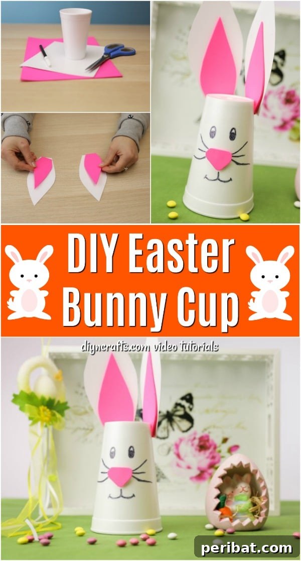 20 Fun Family Easter Ideas to Create Lasting Memories This Year 3 Cute DIY Easter Bunny Cup Decoration