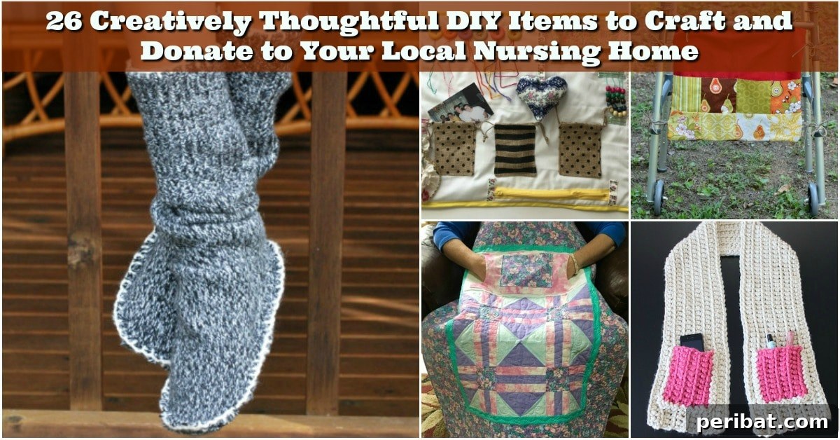 Crafting Kindness: 26 Handmade Ideas for Elderly Care Homes 2 Crafting thoughtful gifts for nursing home residents brings joy and comfort.