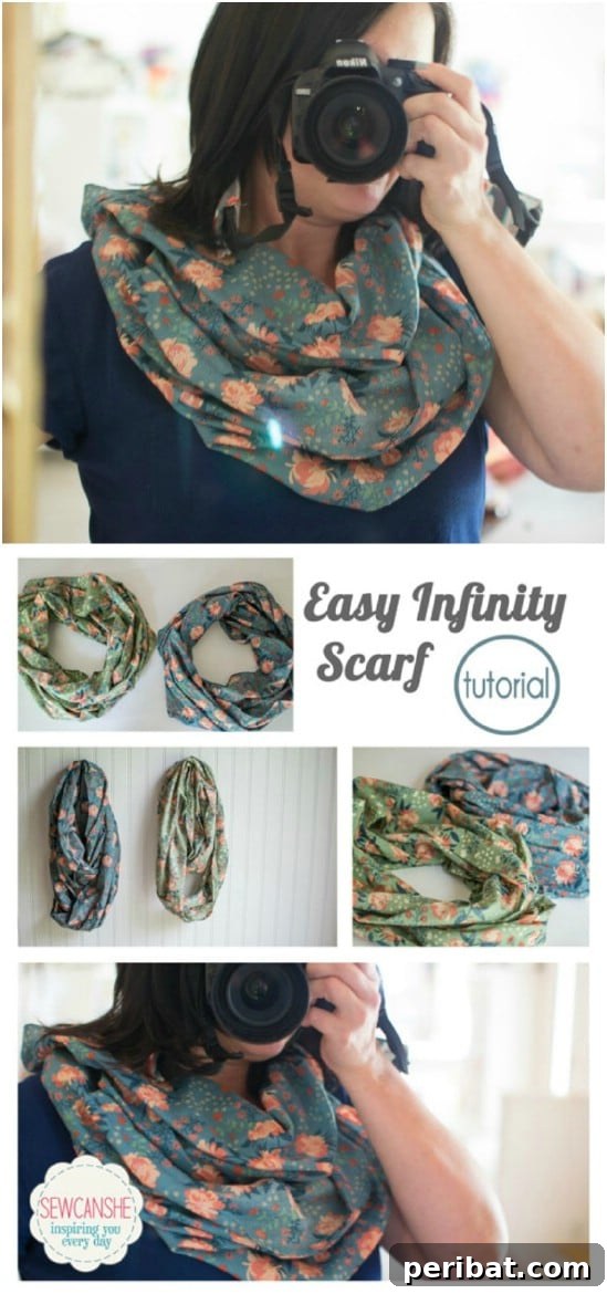 Crafting Kindness: 26 Handmade Ideas for Elderly Care Homes 11 Creating a fashionable and versatile infinity scarf.