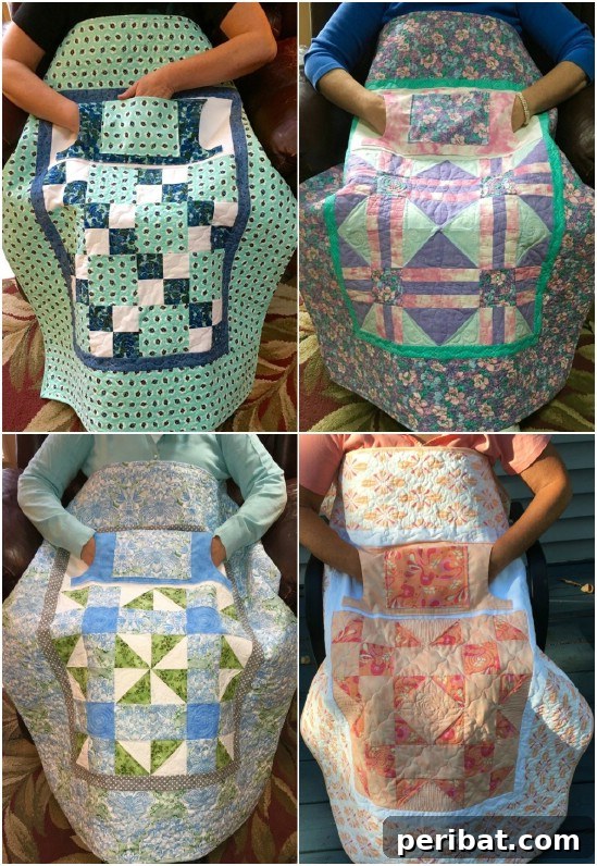 Crafting Kindness: 26 Handmade Ideas for Elderly Care Homes 14 Creating a cozy flannel-lined lap quilt with pockets for hand warmth.