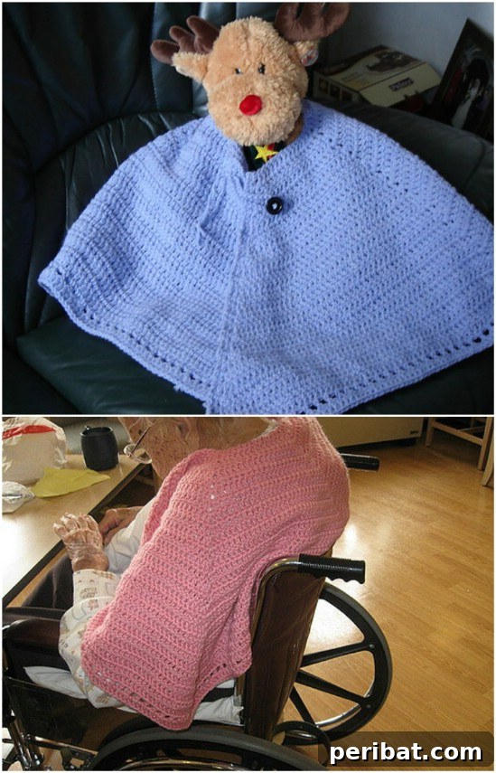 Crafting Kindness: 26 Handmade Ideas for Elderly Care Homes 23 Knitting or crocheting a warm wheelchair wrap for comfort.