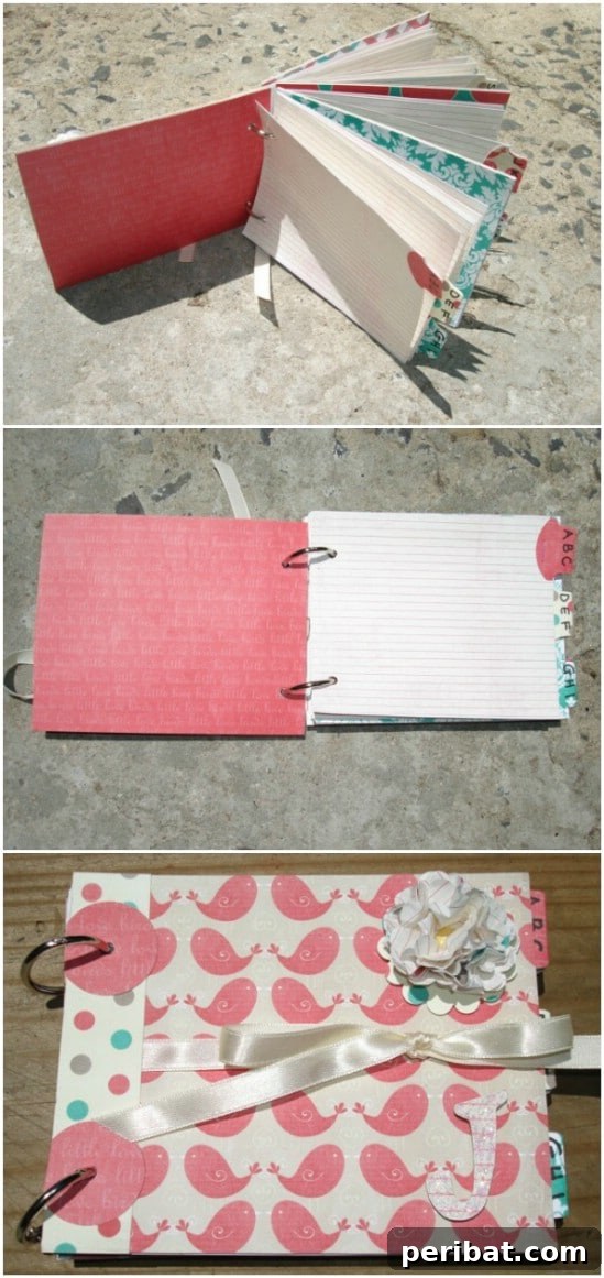 Crafting Kindness: 26 Handmade Ideas for Elderly Care Homes 4 Creating a unique DIY address book for seniors.