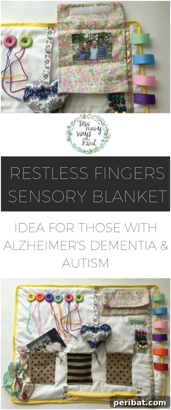Crafting Kindness: 26 Handmade Ideas for Elderly Care Homes 7 Designing a sensory blanket specifically for Alzheimer's patients.