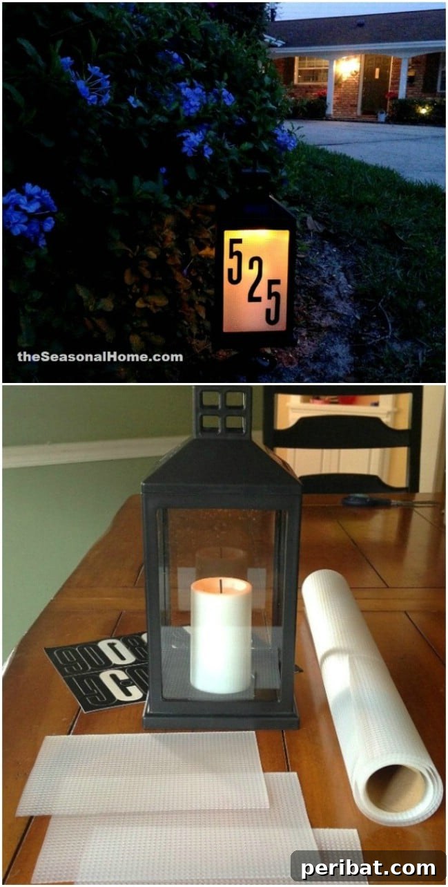 DIY Solar Address Sign
