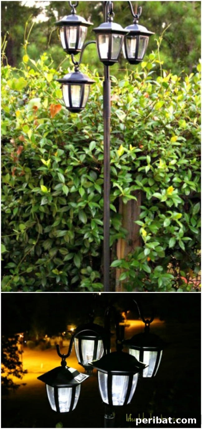 DIY Solar Planter Lantern