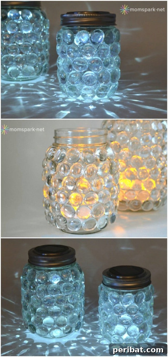 Easy DIY Mason Jar Luminaries