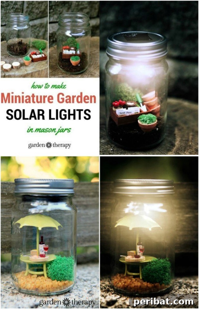 DIY Miniature Fairy Solar Jars