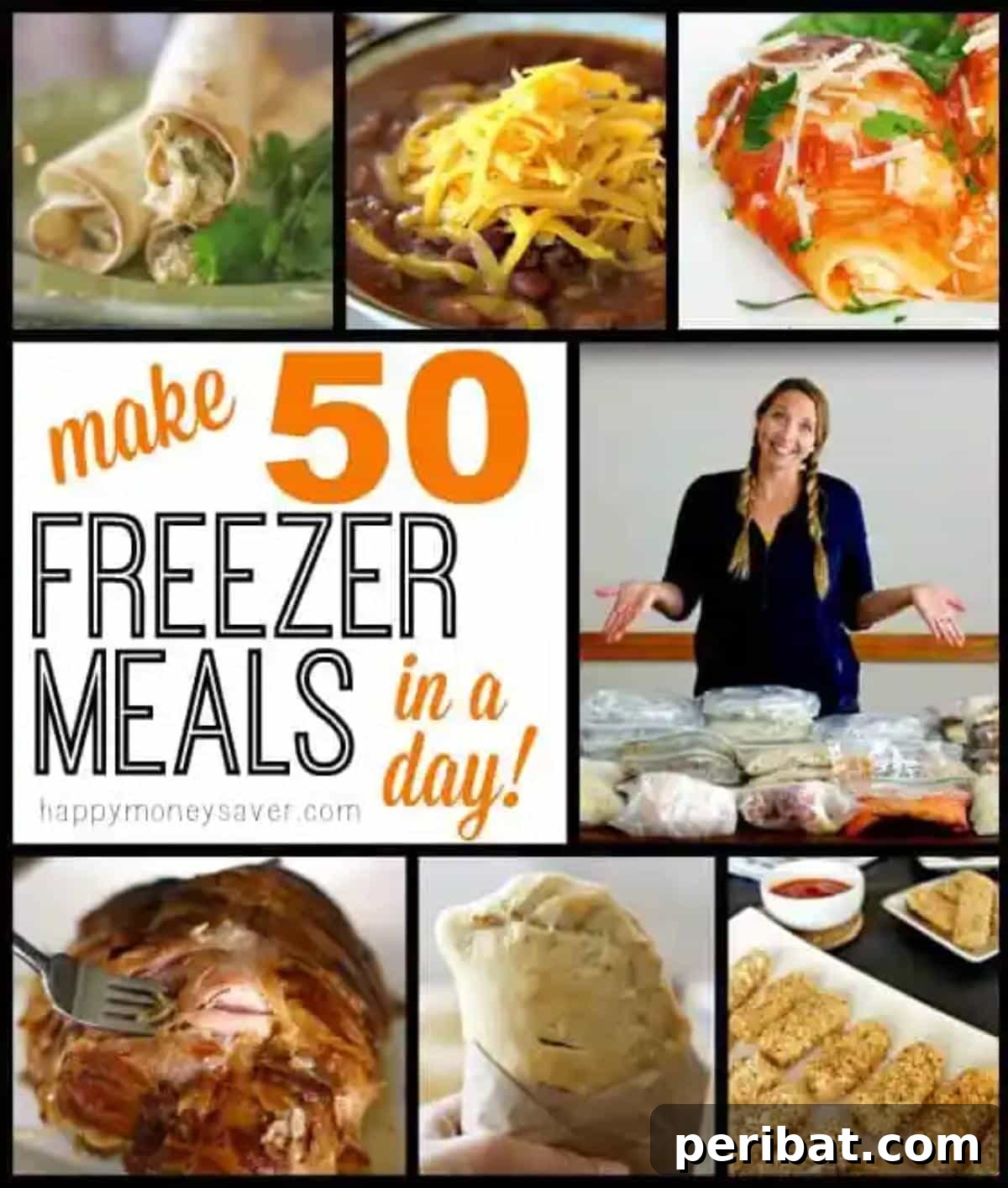 Freezer Meal Mastery: 200+ Easy Recipes to Save Time and Money 5 50 Delicious Dinner Freezer Meals, perfect for busy families.