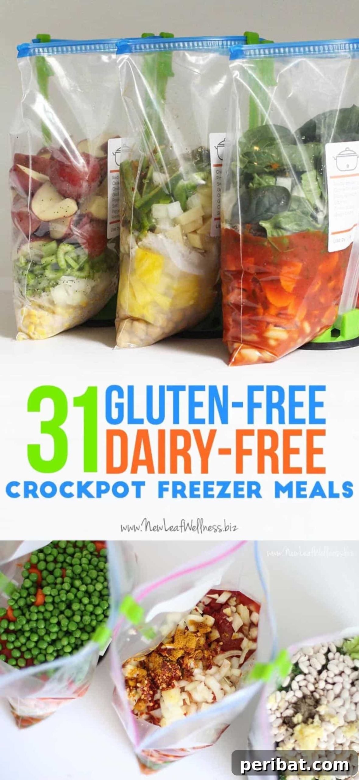 Freezer Meal Mastery: 200+ Easy Recipes to Save Time and Money 7 31 Gluten-Free Freezer Meals, many also dairy-free and crockpot friendly.