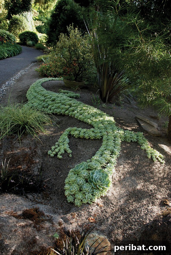 Effortless Backyard Beauty: 30 DIY Succulent Garden Inspirations 24 Path Of The Chameleon