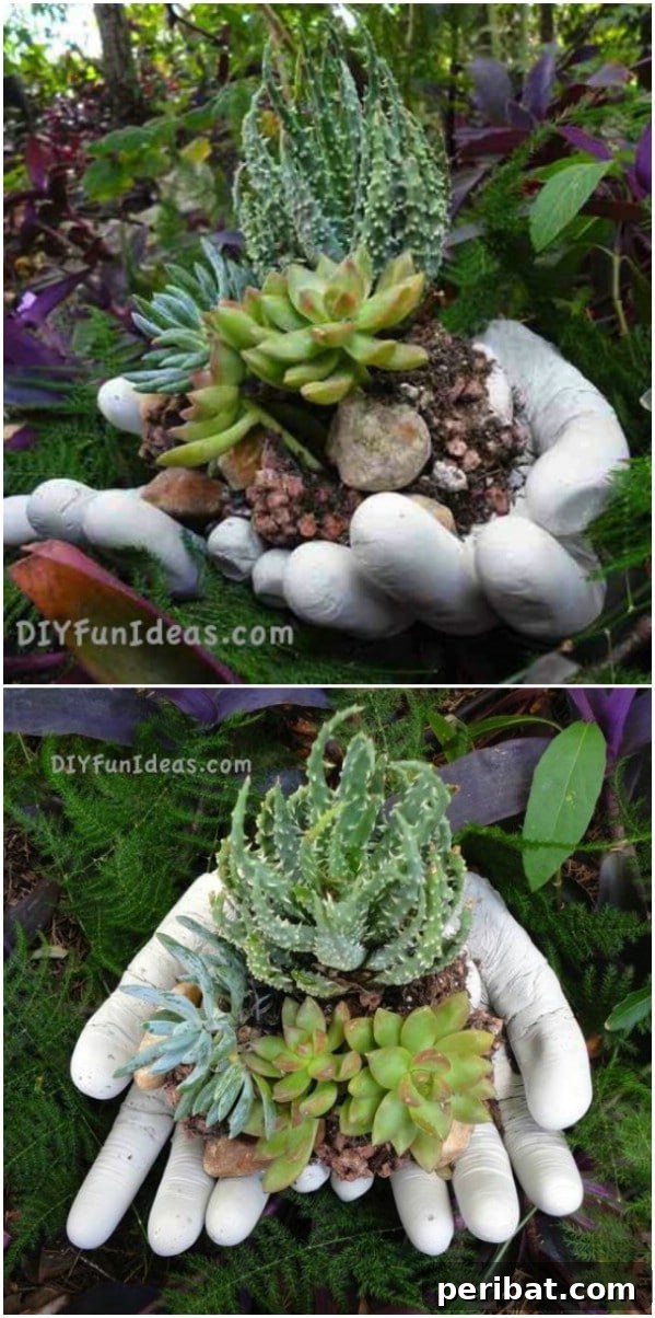 Effortless Backyard Beauty: 30 DIY Succulent Garden Inspirations 28 Handy Succulent Planter