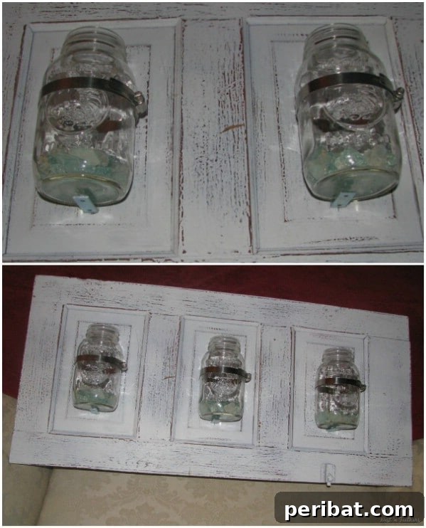 DIY Mason Jar Vase Holder