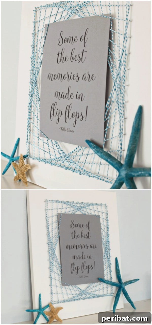 Easy Cabinet Door String Art