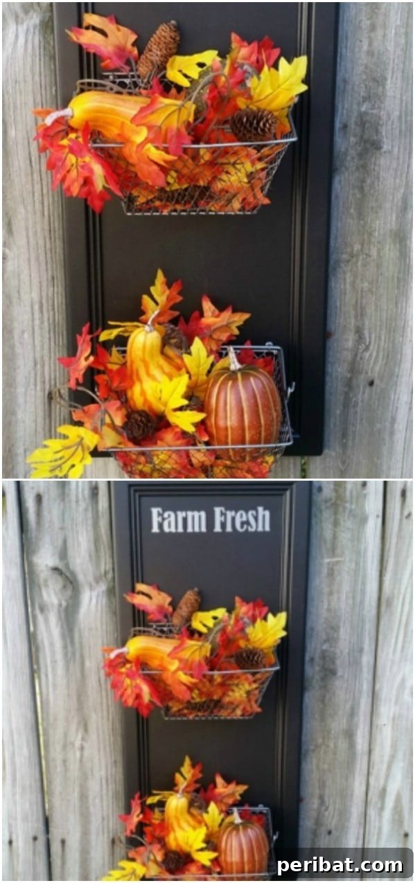 Repurposed Door Vegetable Bin