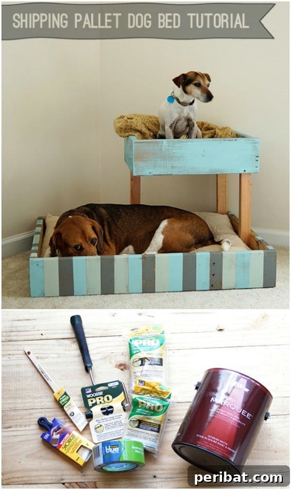 Pawsome Projects: DIY Dog Beds & Crates Your Pup Will Adore 22 Shipping Pallet Dog Bed