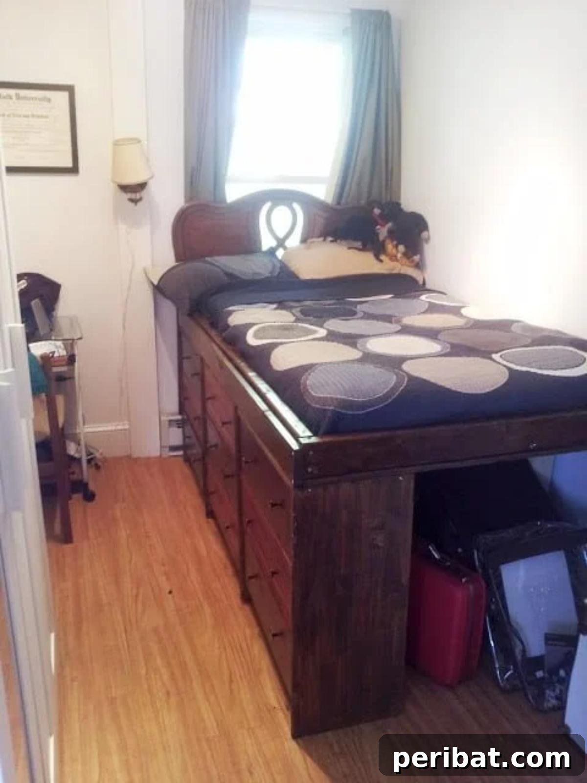 Small Space Big Impact: 20 Bedroom Organization Hacks 11 Move The Dresser Under The Bed