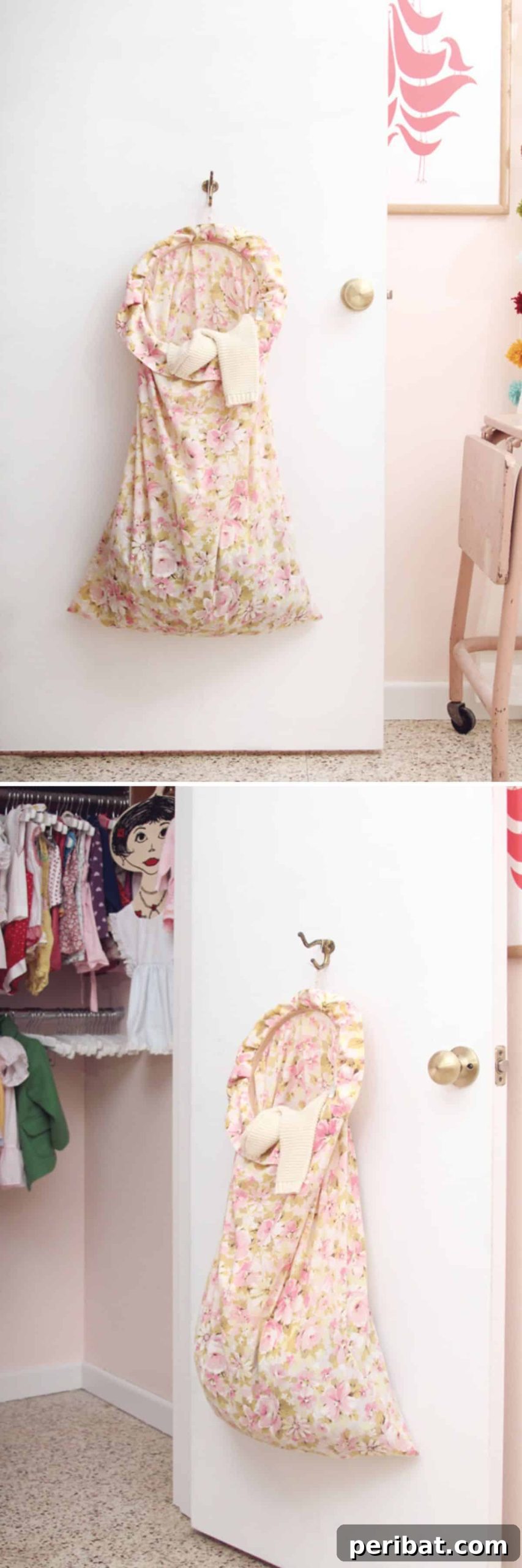 Small Space Big Impact: 20 Bedroom Organization Hacks 13 Make A Hanging Laundry Hamper