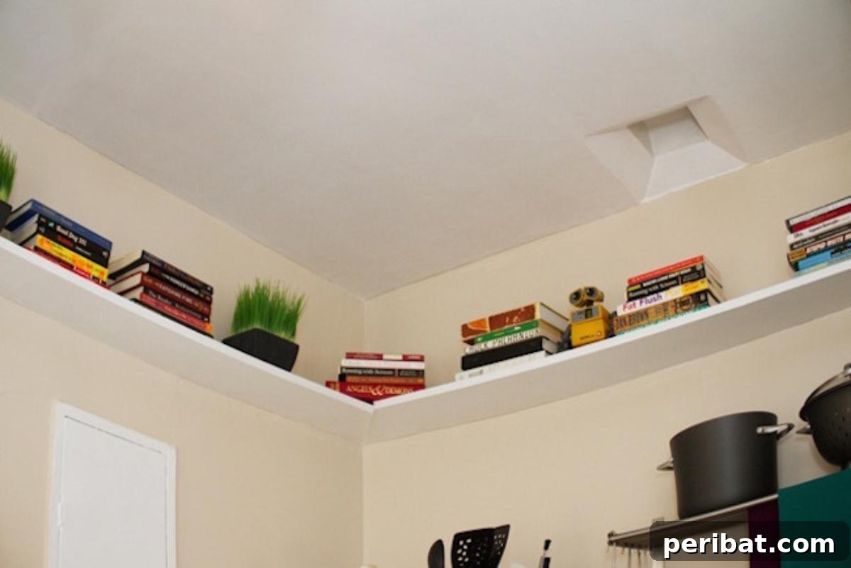 Small Space Big Impact: 20 Bedroom Organization Hacks 18 Add Shelves Along The Ceiling