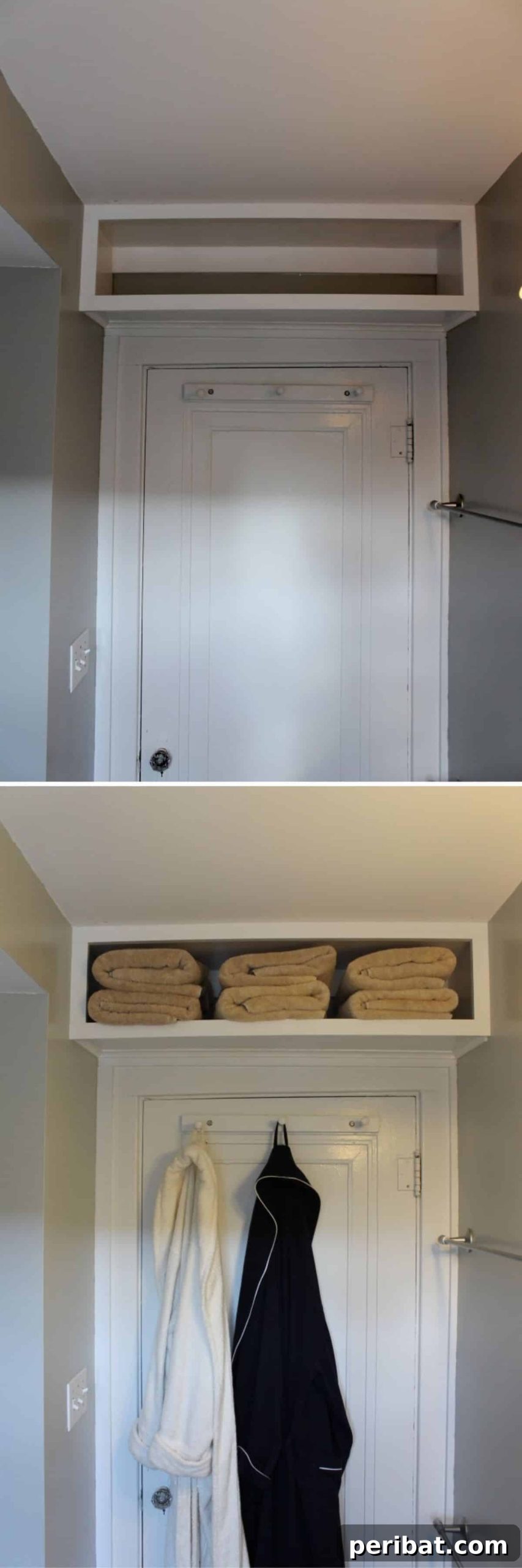 Small Space Big Impact: 20 Bedroom Organization Hacks 20 Build An Over The Door Shelf