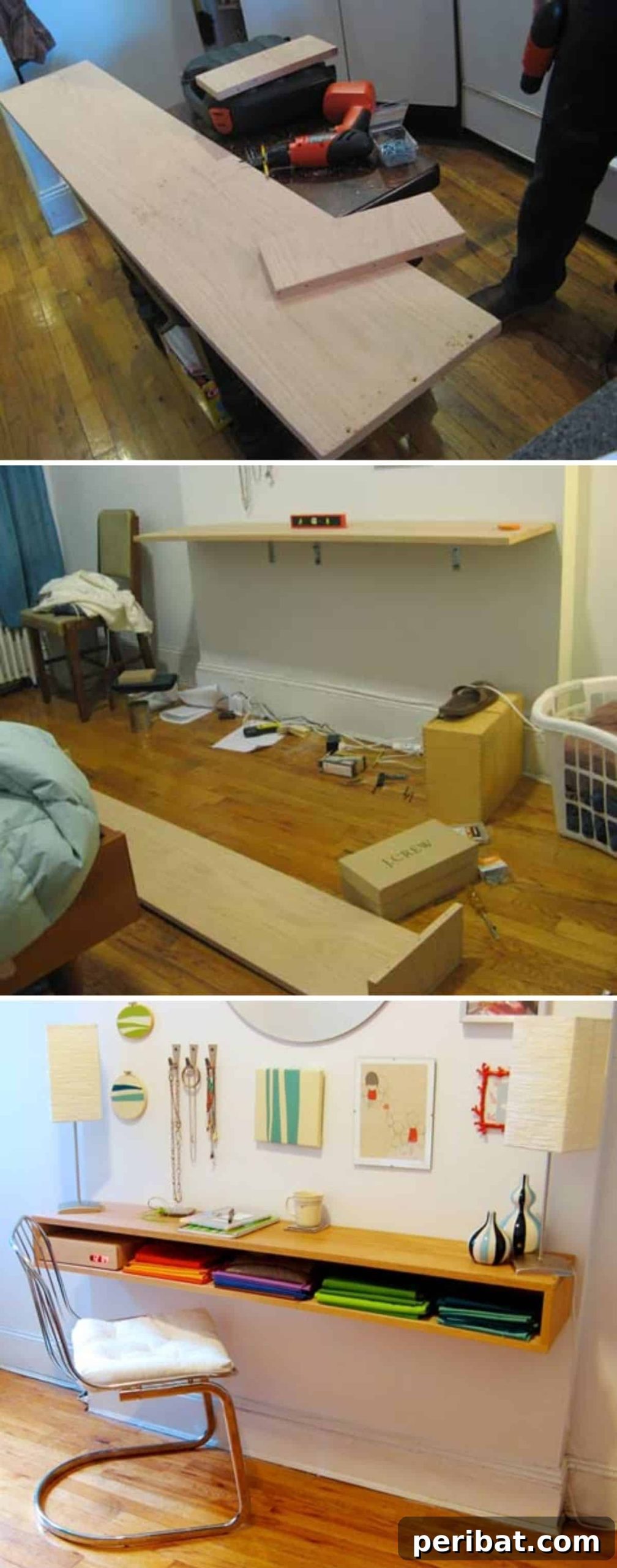 Small Space Big Impact: 20 Bedroom Organization Hacks 5 Make Floating Furniture