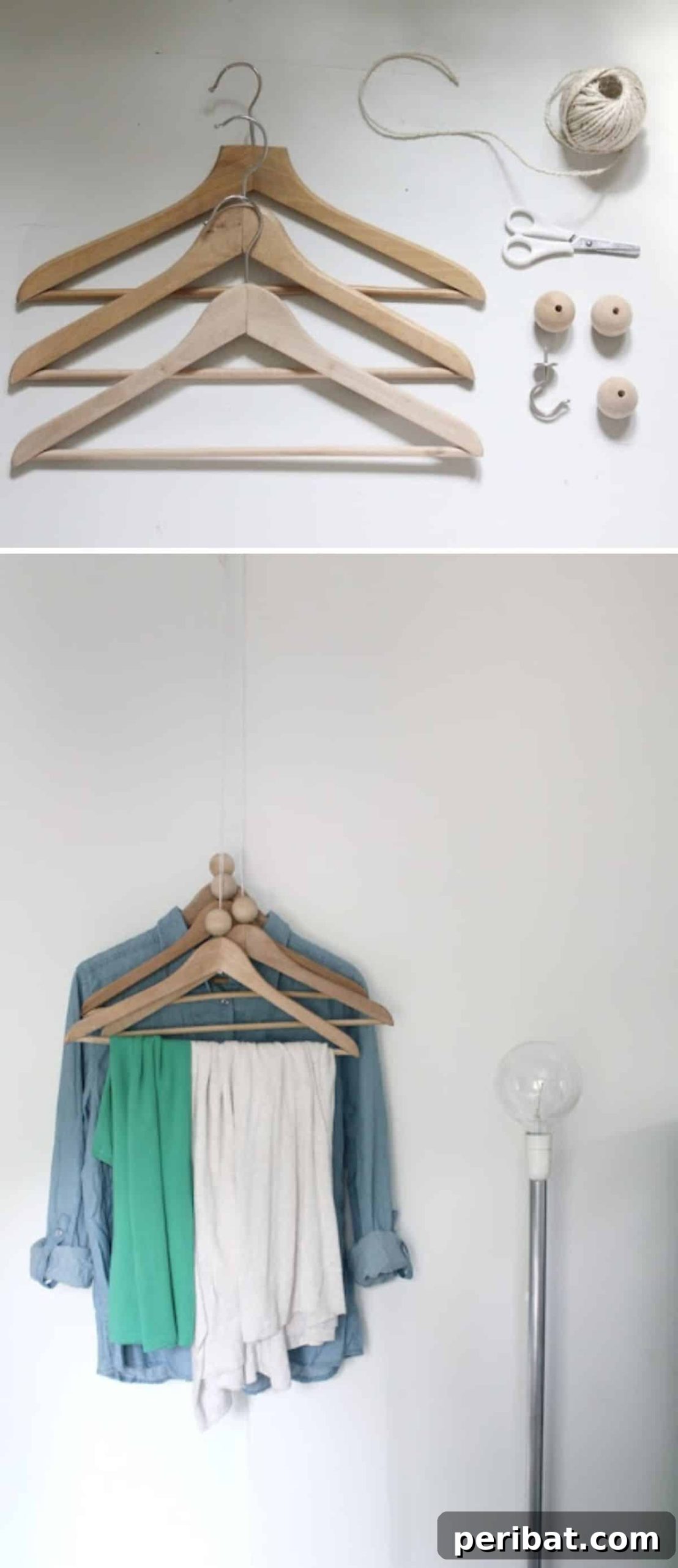 Small Space Big Impact: 20 Bedroom Organization Hacks 7 Hang Your Hangers From The Ceiling