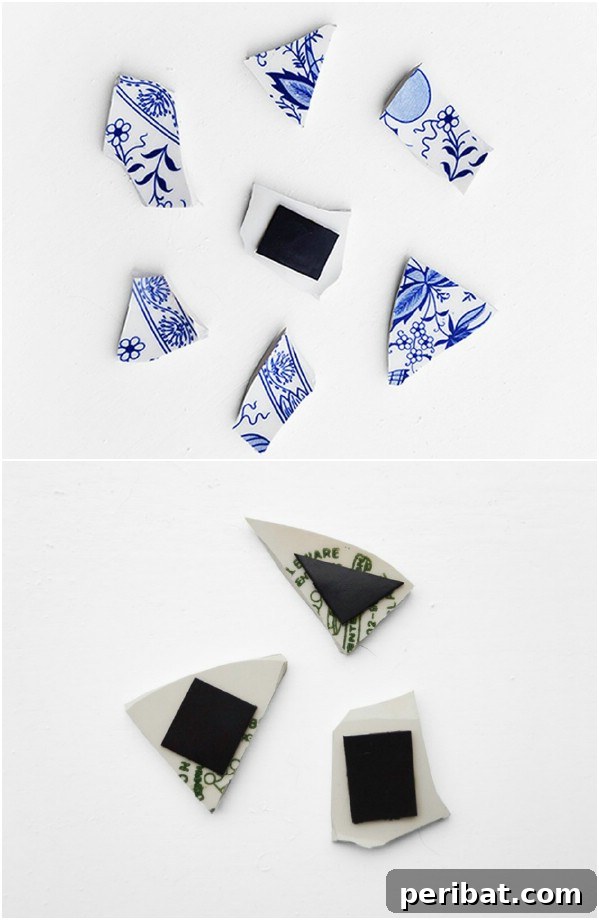 20 Creative DIYs for Broken China and Glass 11 Easy DIY Glass Fridge Magnets