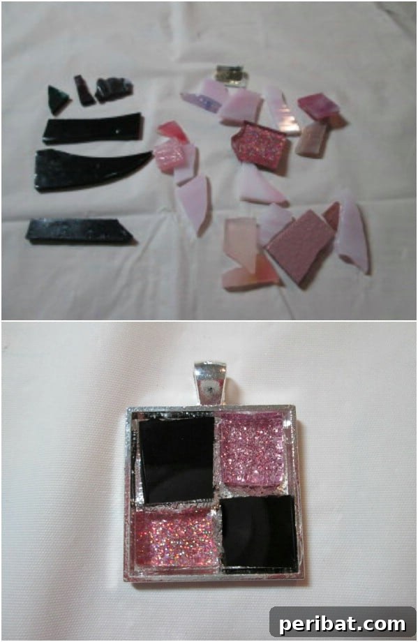 20 Creative DIYs for Broken China and Glass 16 DIY Mosaic Jewelry From Broken Glass