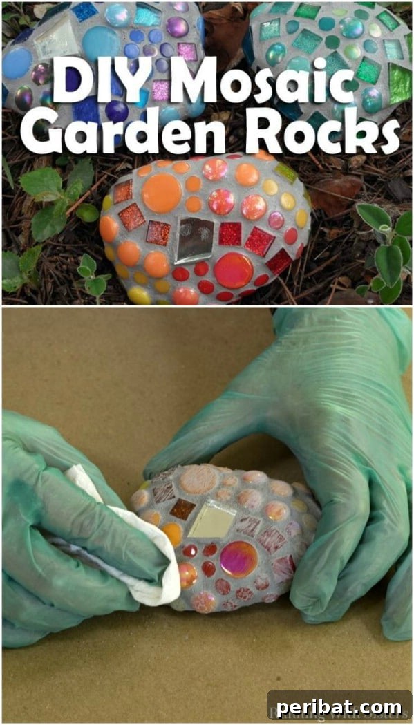 20 Creative DIYs for Broken China and Glass 22 DIY Mosaic Garden Rocks From Broken Glass