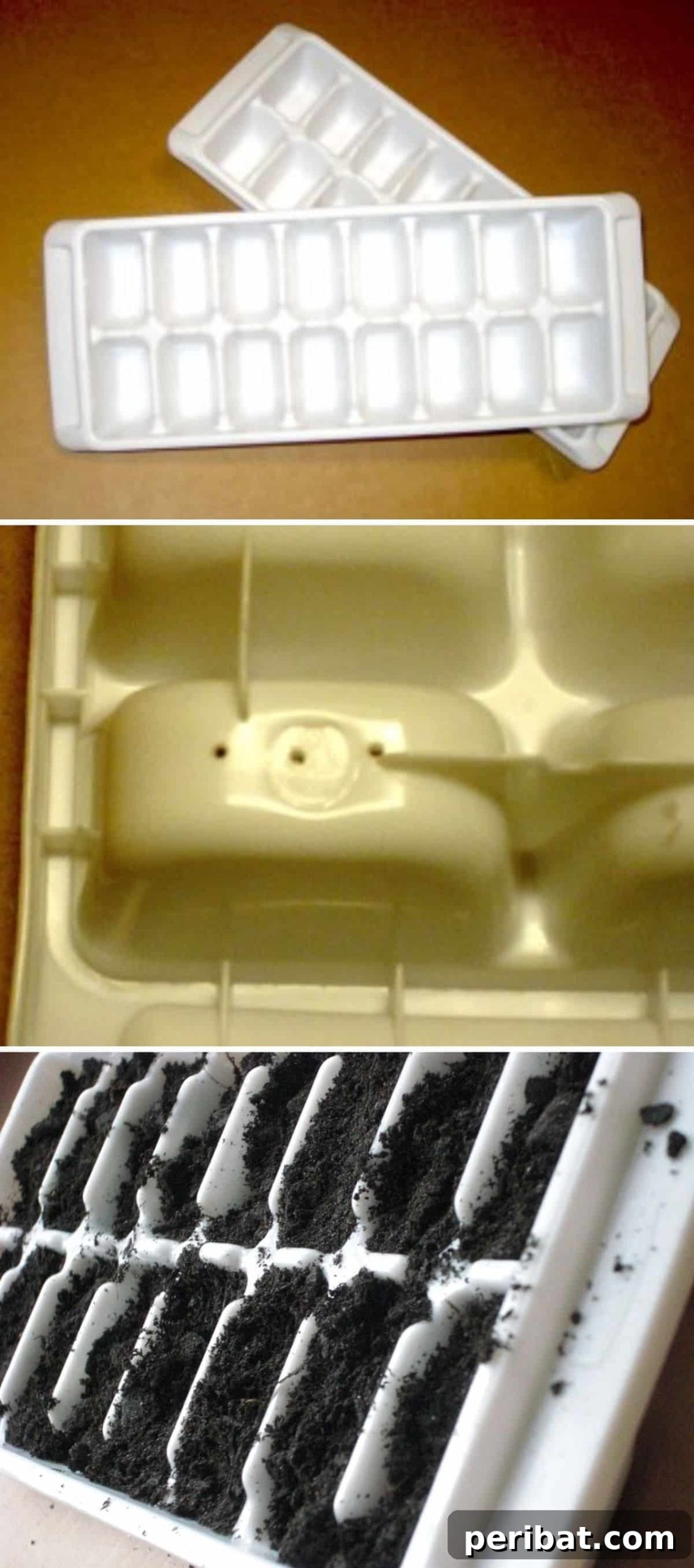 20 Creative Upcycled Seed Starter Pots to Make at Home 20 Repurposed Ice Cube Tray Seed Starter