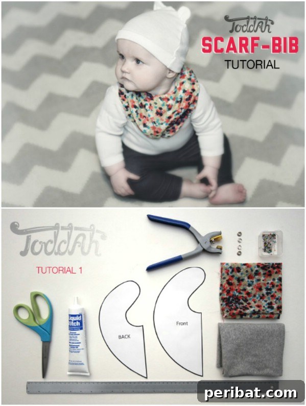 Transform Old Scarves into Stunning Creations for Zero Cost 13 Upcycled Scarf Baby Bib