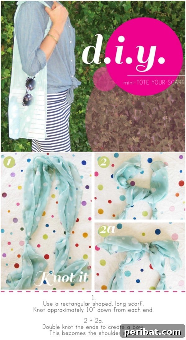 Transform Old Scarves into Stunning Creations for Zero Cost 28 DIY Mini Scarf Tote Bag