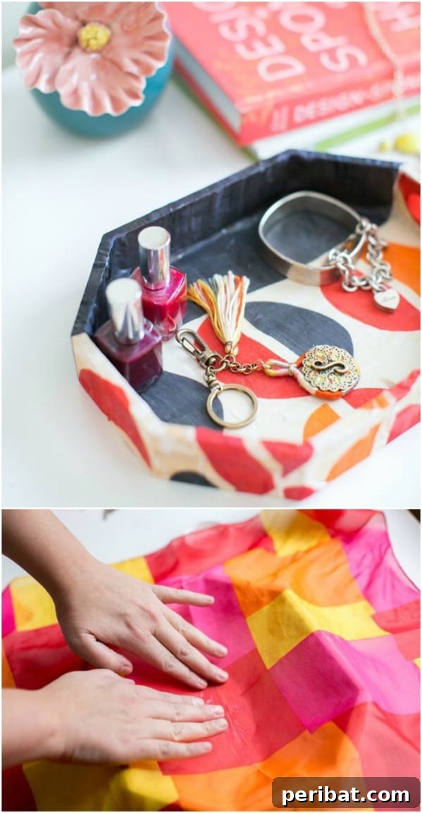 Transform Old Scarves into Stunning Creations for Zero Cost 7 DIY Upcycled Scarf Jewelry Tray