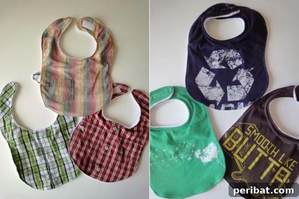 Unlock Kid Magic: 35 Household Item Crafts 11 Repurposed Shirt Into Baby Bib