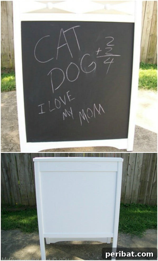 Unlock Kid Magic: 35 Household Item Crafts 13 Repurposed Baby Crib Into DIY Easel