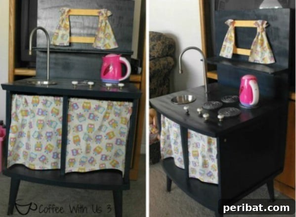 Unlock Kid Magic: 35 Household Item Crafts 21 Nightstand Repurposed Into Kitchen